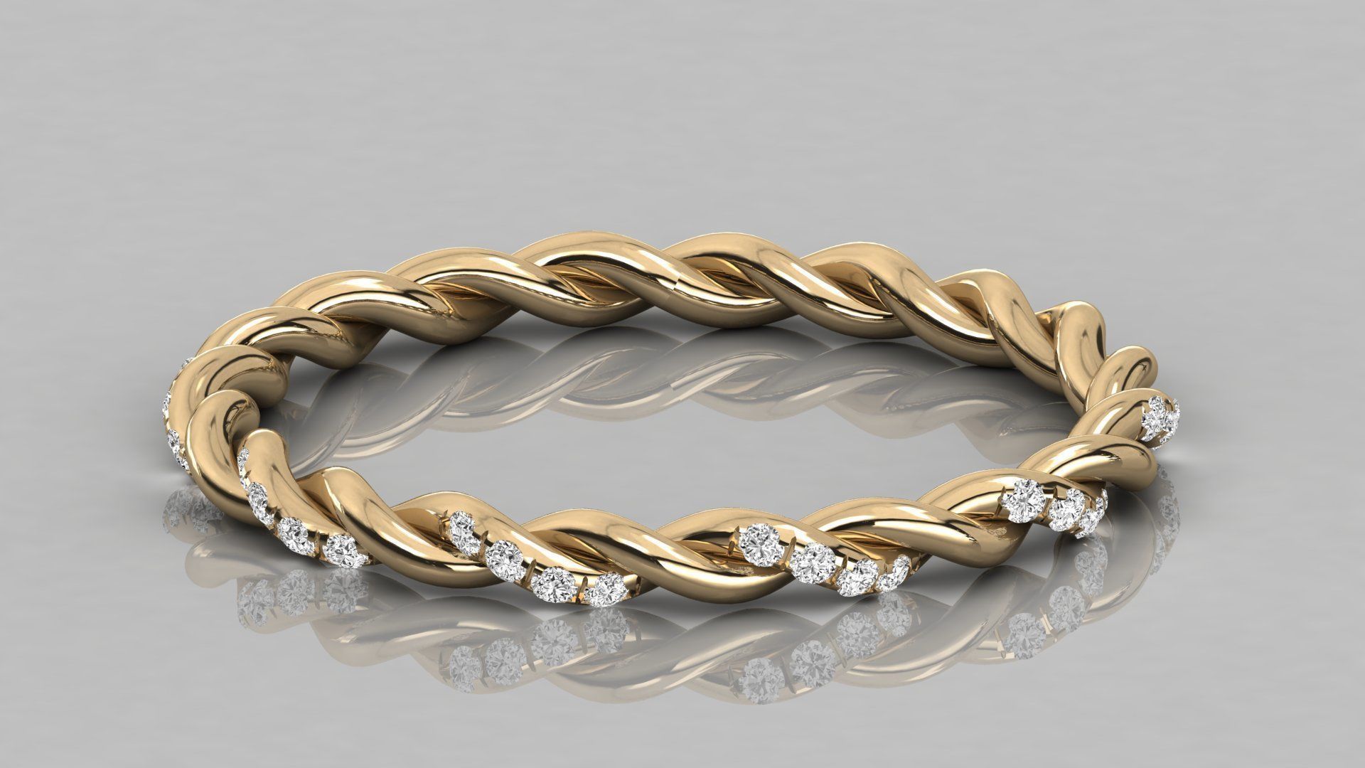 Women ring 3dm stl render detail 3D print model_8