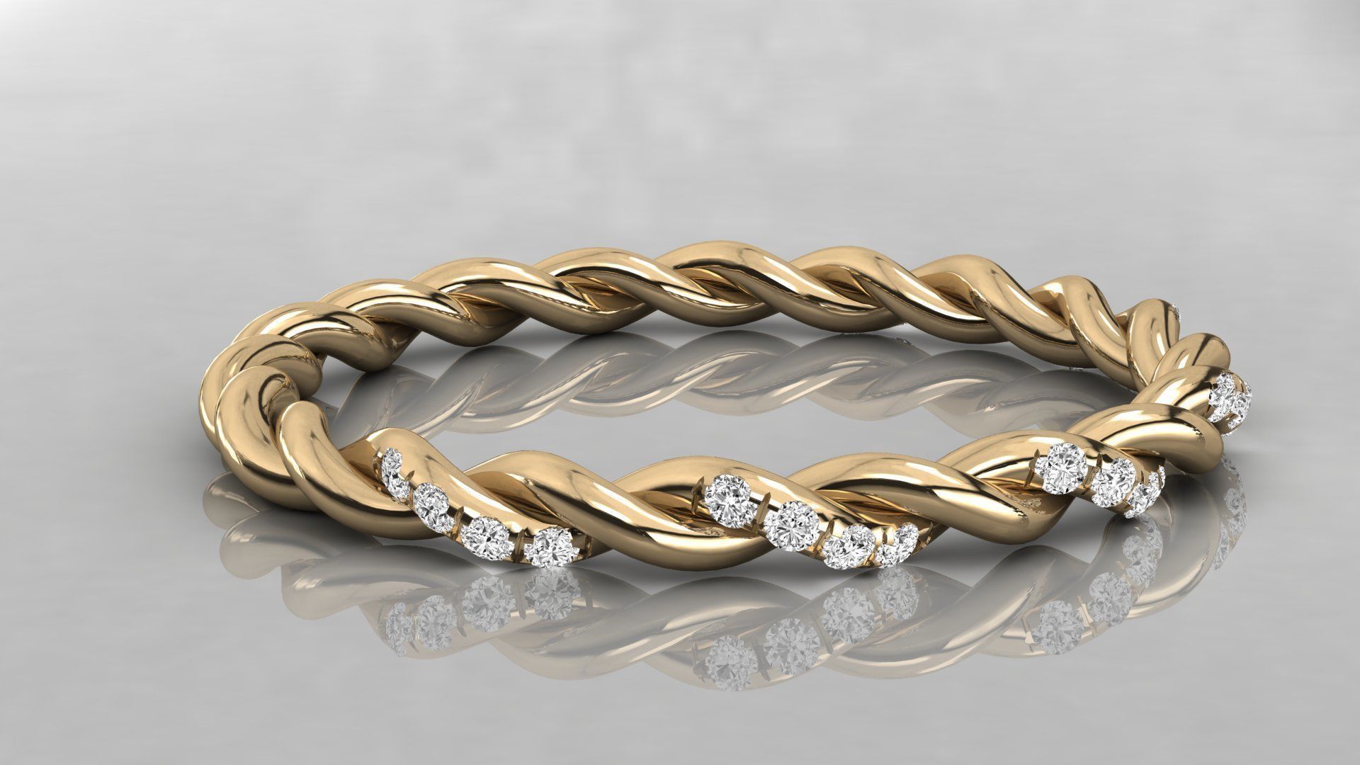 Women ring 3dm stl render detail 3D print model_6