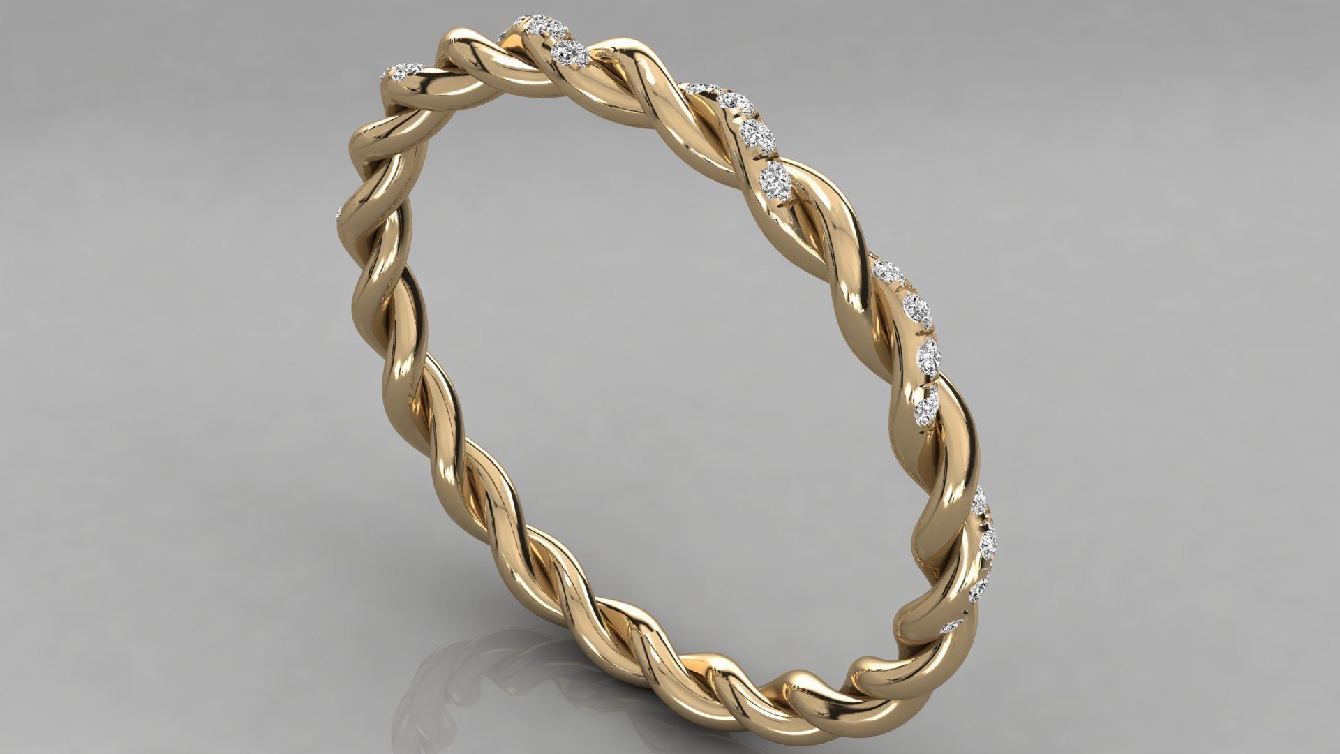 Women ring 3dm stl render detail 3D print model_3