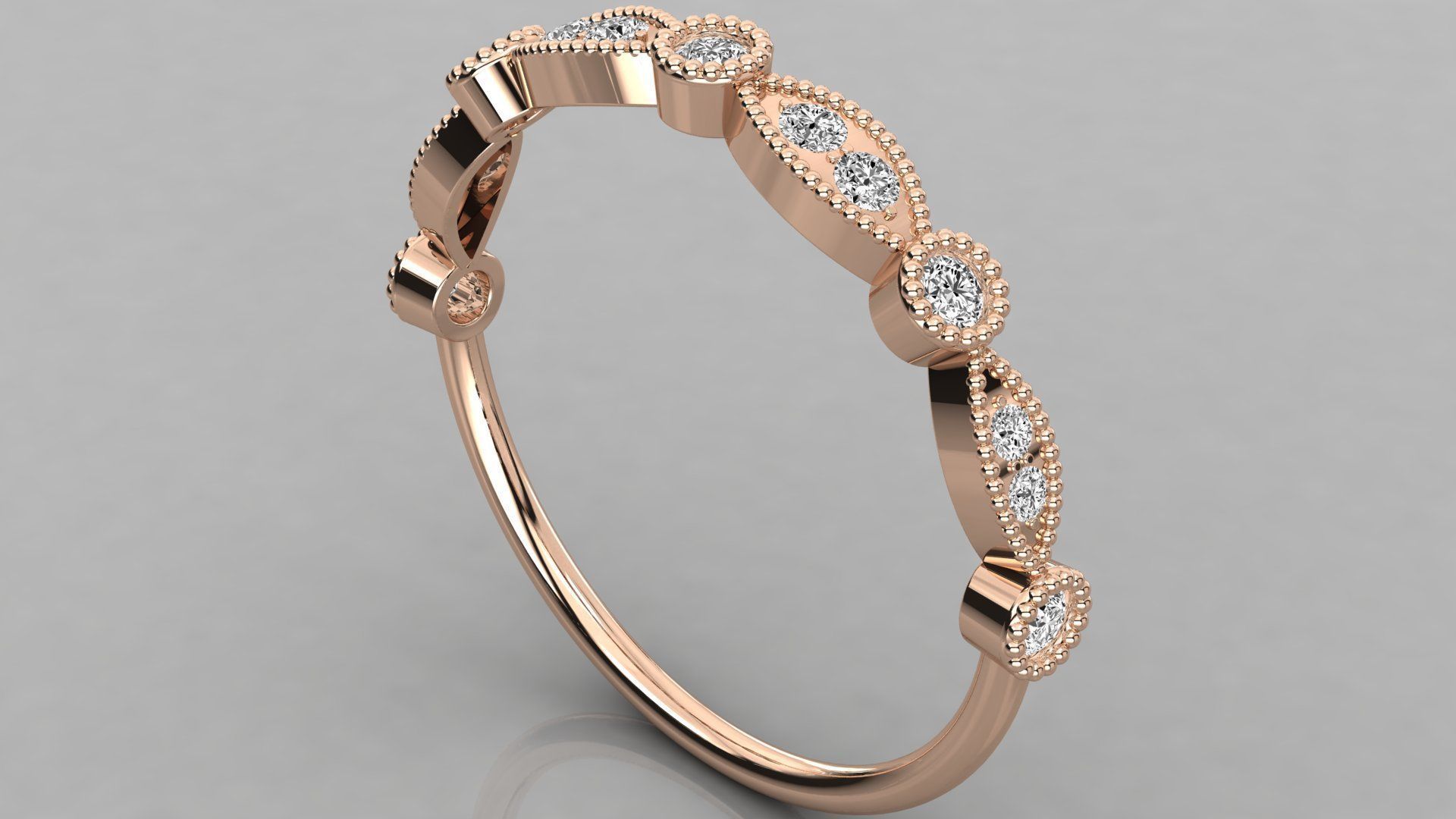 Women ring 3dm stl render detail 3D print model_1
