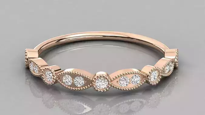 Women ring 3dm stl render detail