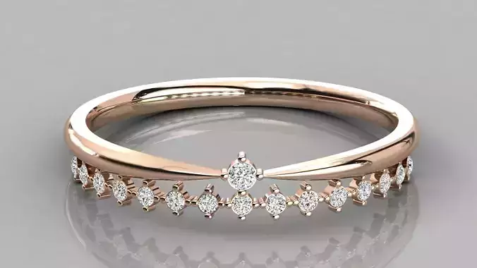 Women ring 3dm stl render detail