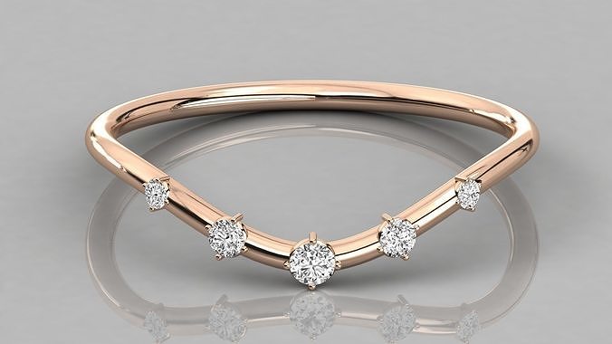 Women ring 3dm stl render detail 3D print model