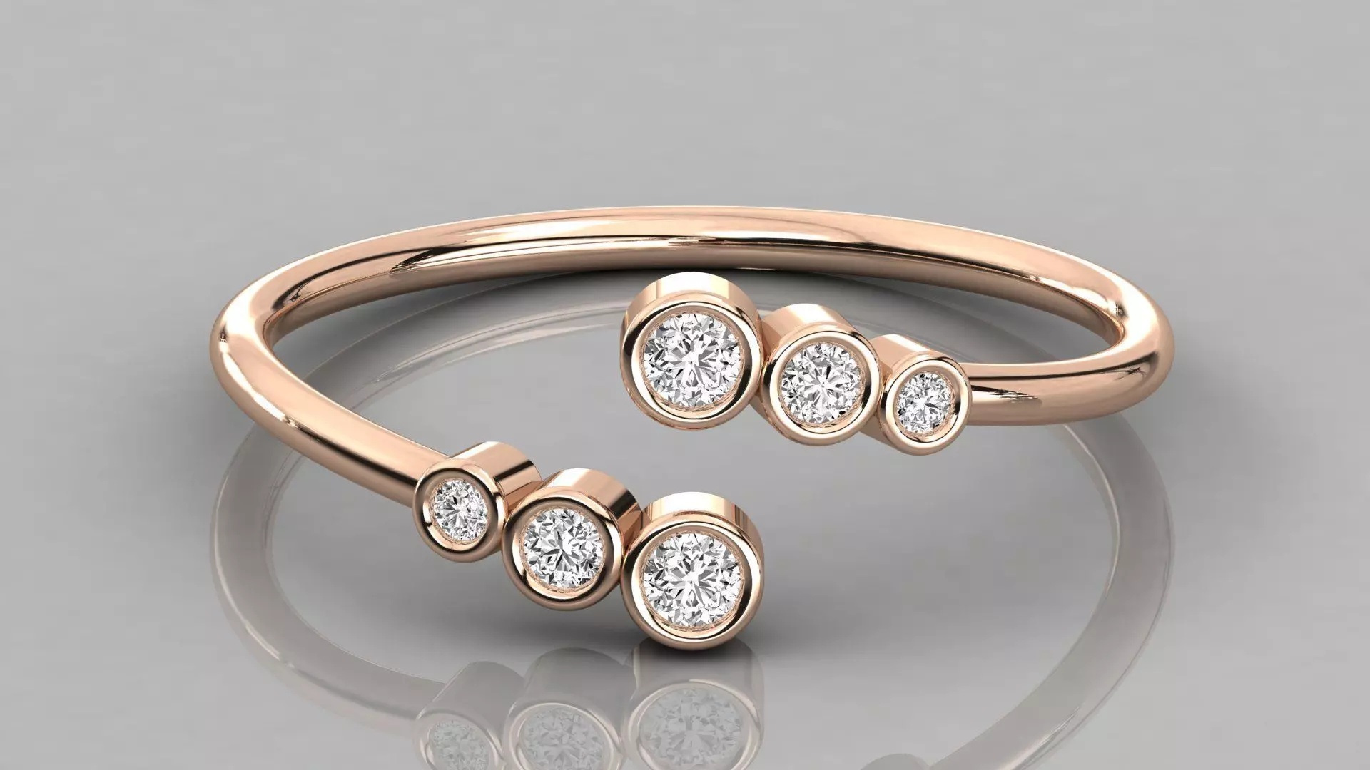 Women ring 3dm stl render detail 3D print model