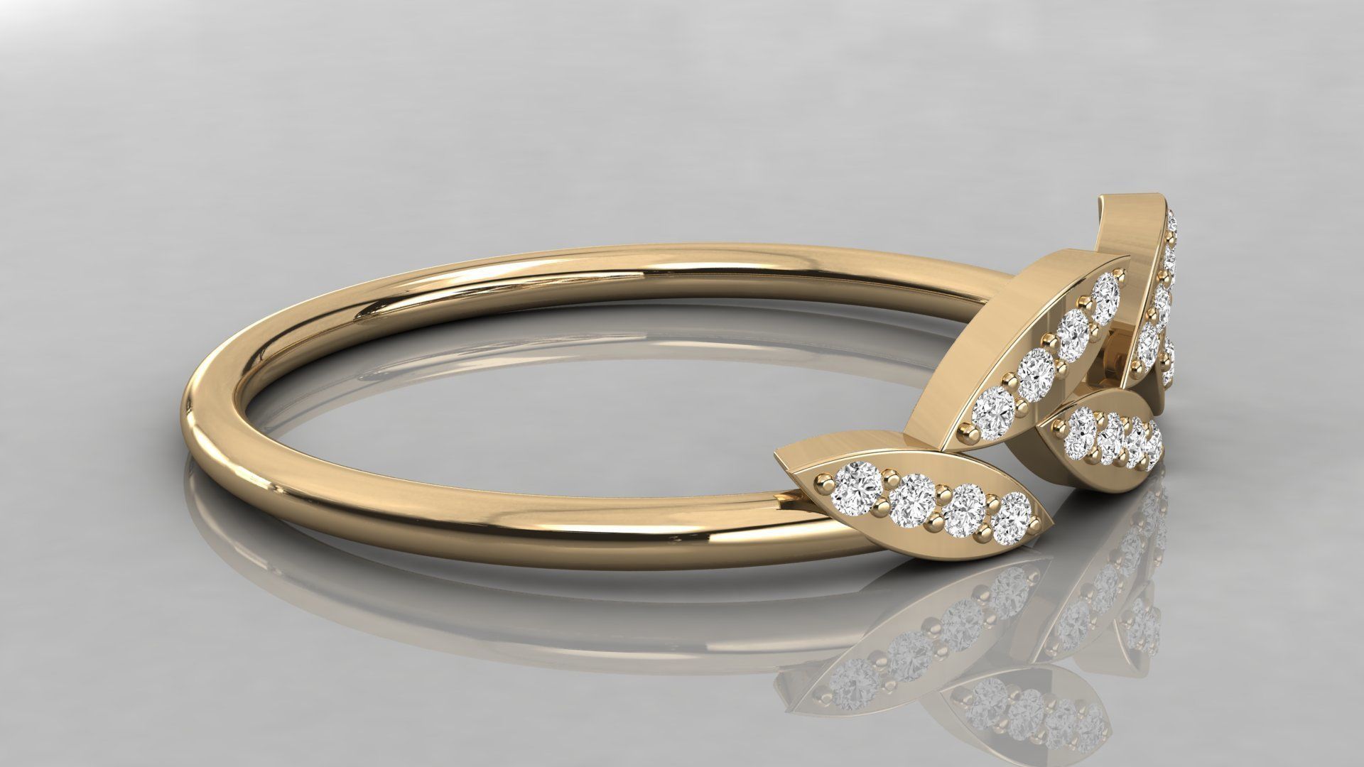 Women ring 3dm stl render detail 3D print model_6
