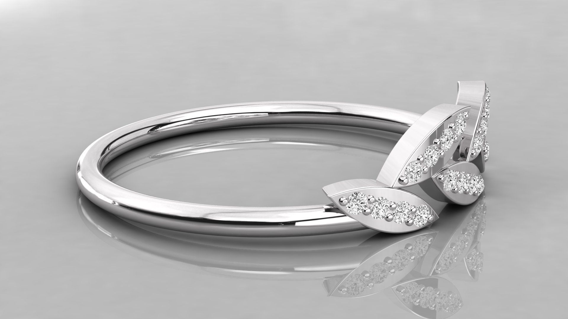 Women ring 3dm stl render detail 3D print model_5