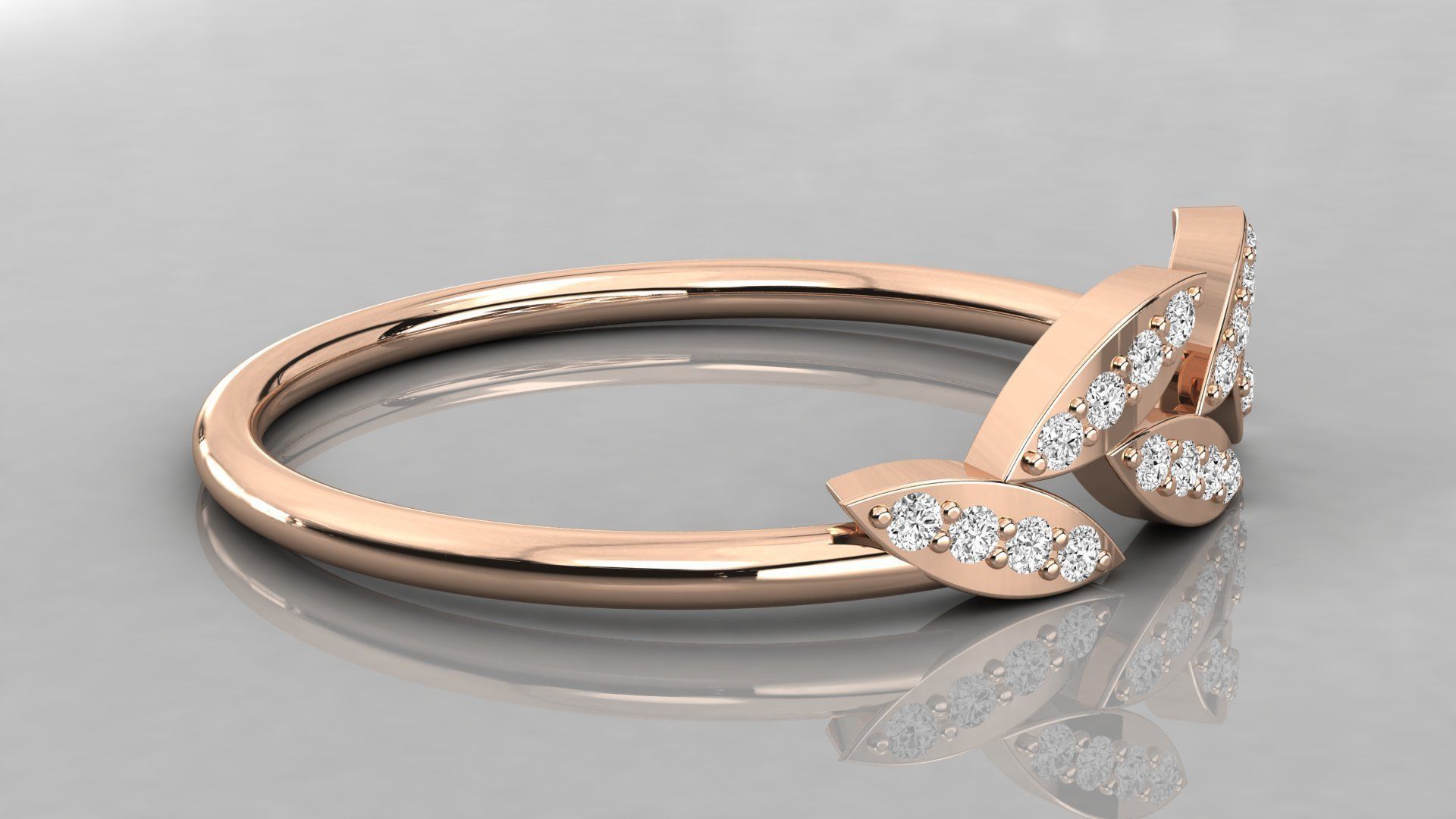 Women ring 3dm stl render detail 3D print model_4