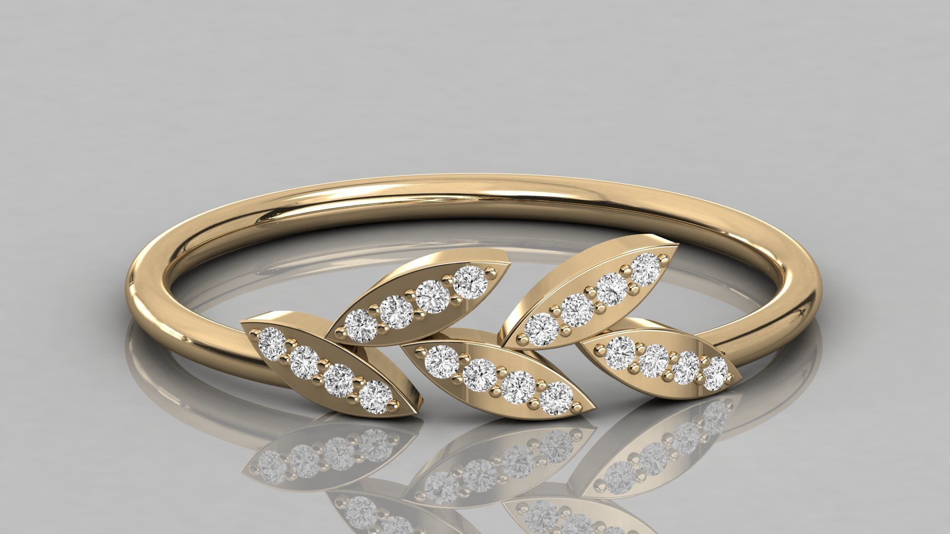 Women ring 3dm stl render detail 3D print model_8