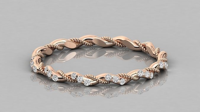 Women ring 3dm stl render detail 3D print model