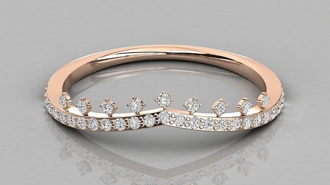 Women ring 3dm stl render detail 3D print model