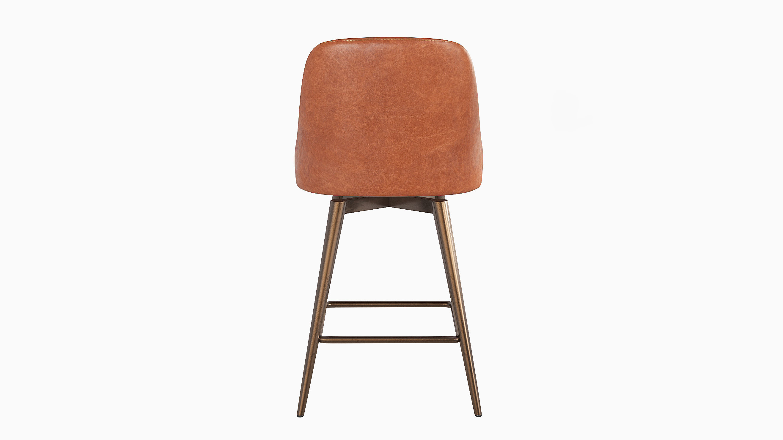 West Elm Mid-Century Counter Stool 3D model_10