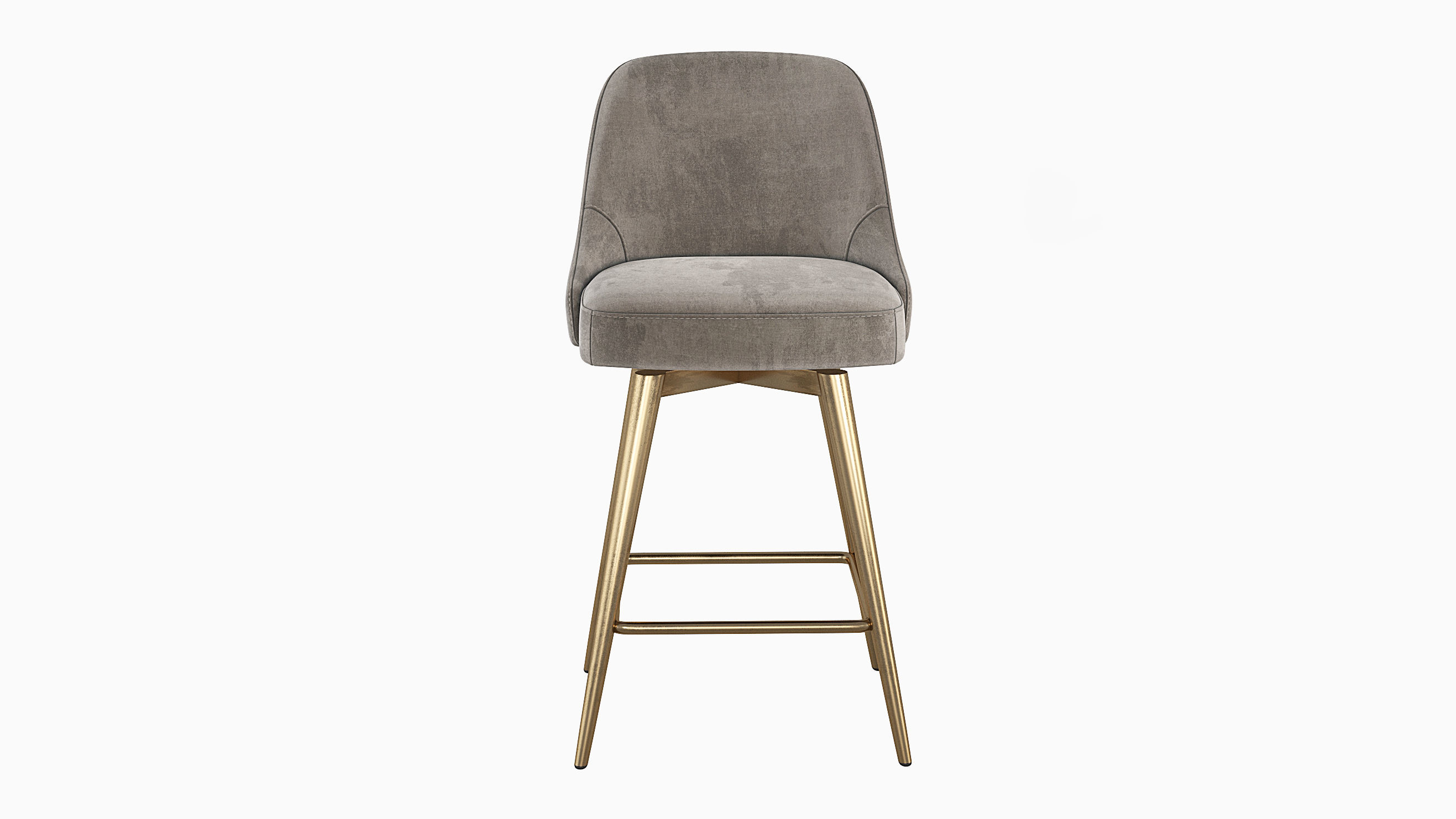 West Elm Mid-Century Counter Stool 3D model_11