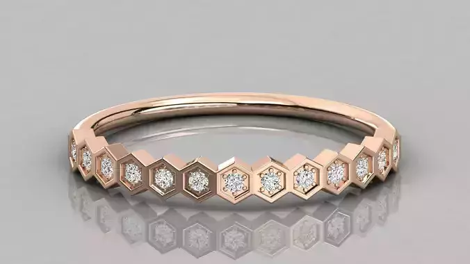 Women ring 3dm stl render detail