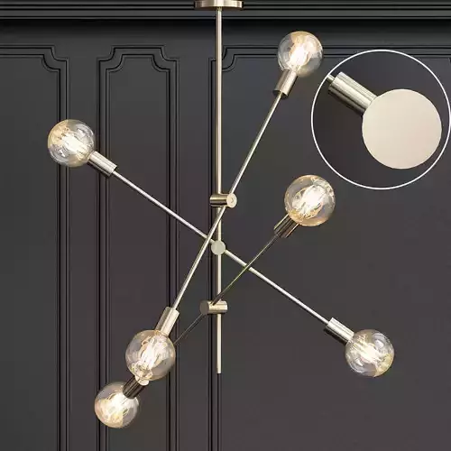 LAMBERT FILS CLIFF PENDANT GOLD