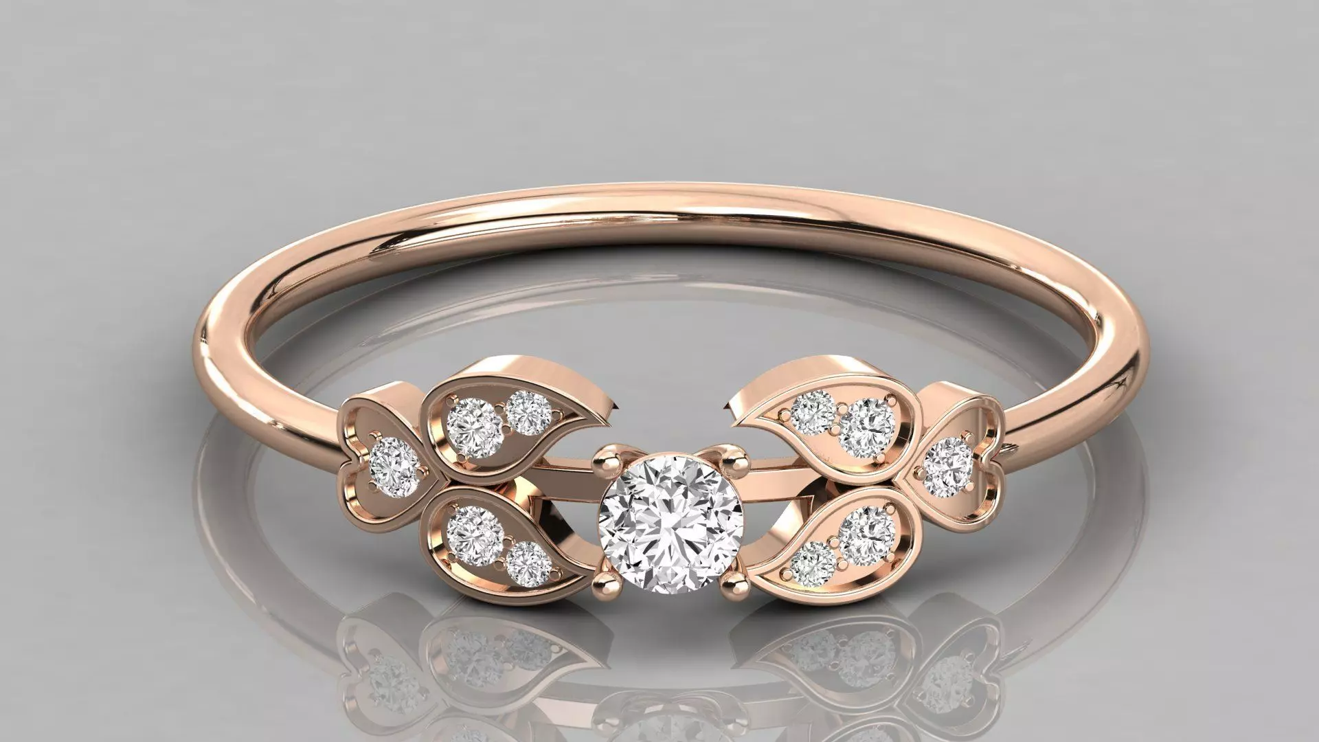 Women ring 3dm stl render detail 3D print model_0