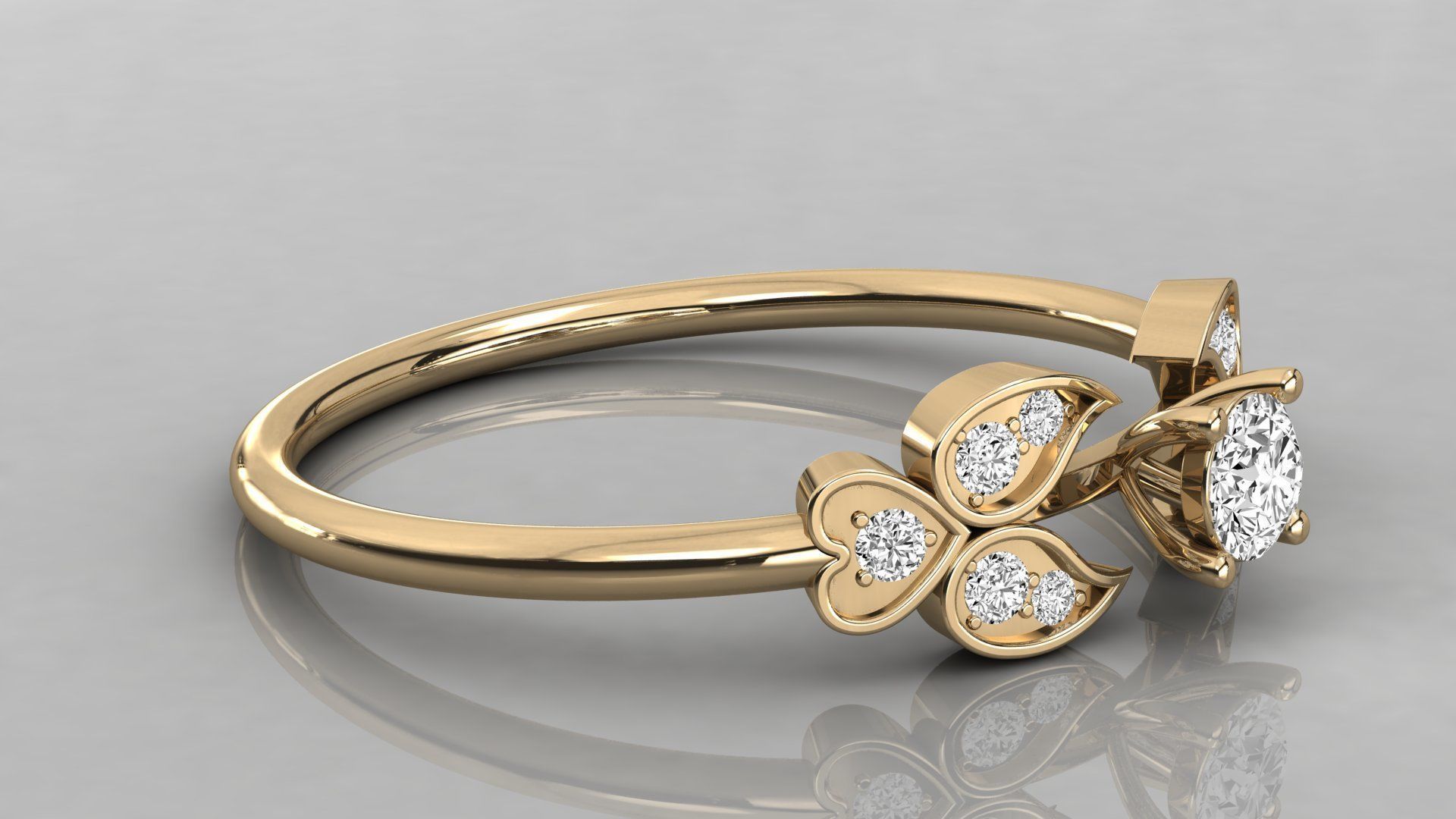 Women ring 3dm stl render detail 3D print model_6