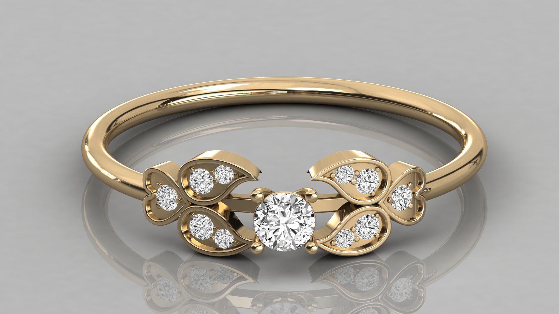 Women ring 3dm stl render detail 3D print model_8