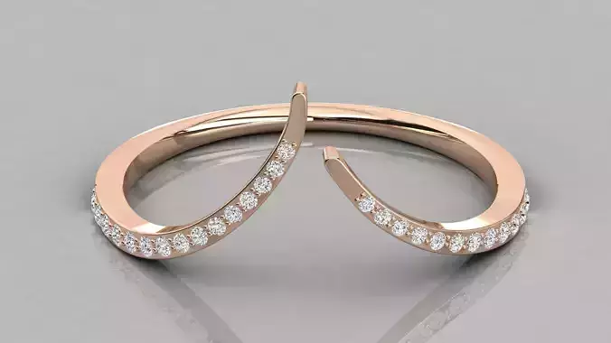 Women ring 3dm stl render detail 3D print model