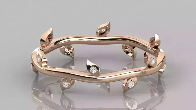 Women ring 3dm stl render detail 3D print model