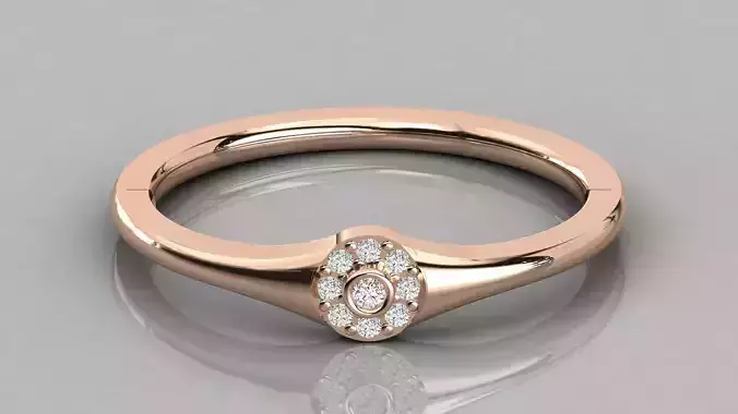 Women ring 3dm stl render detail 3D print model
