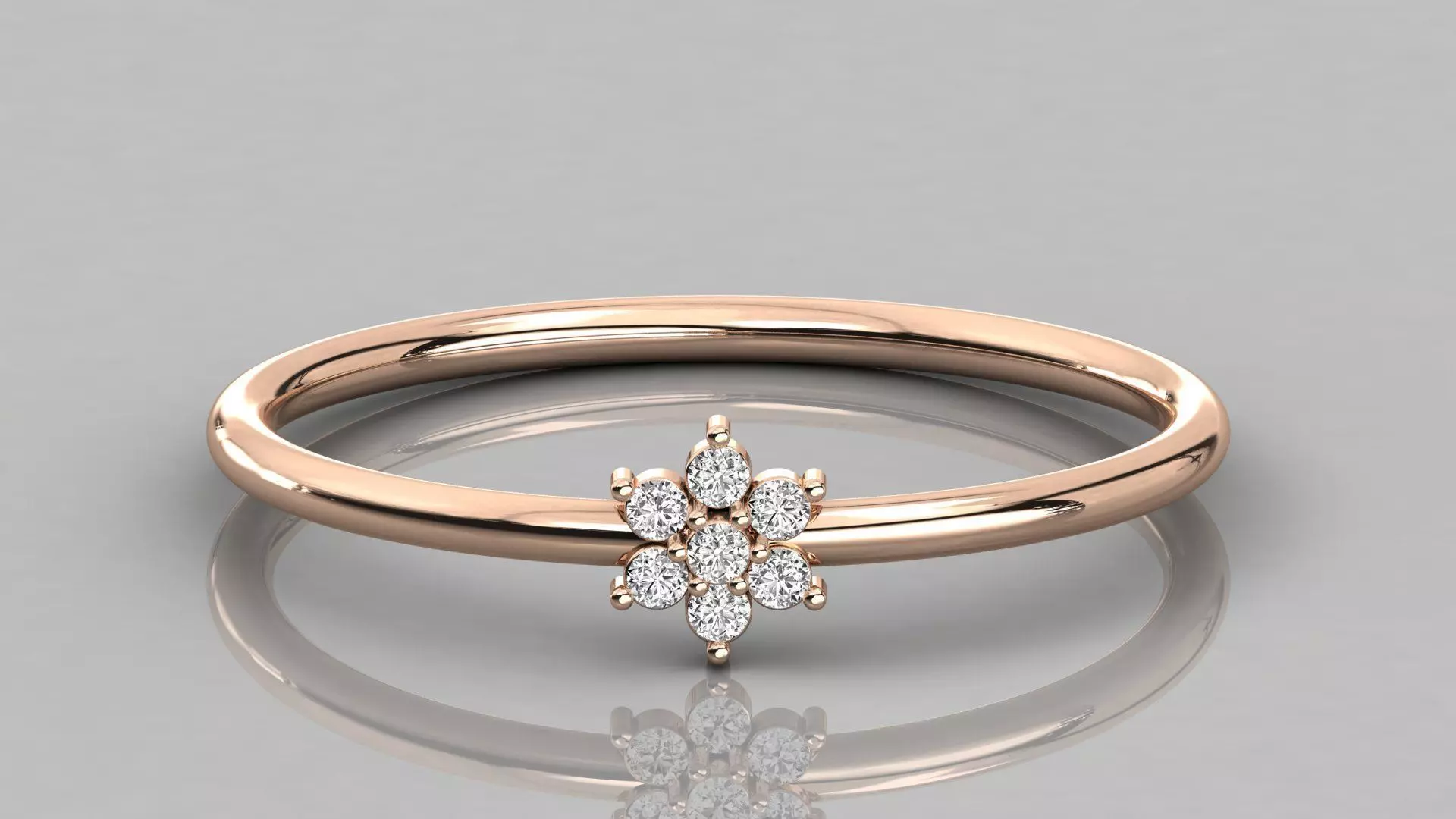 Women ring 3dm stl render detail 3D print model_0
