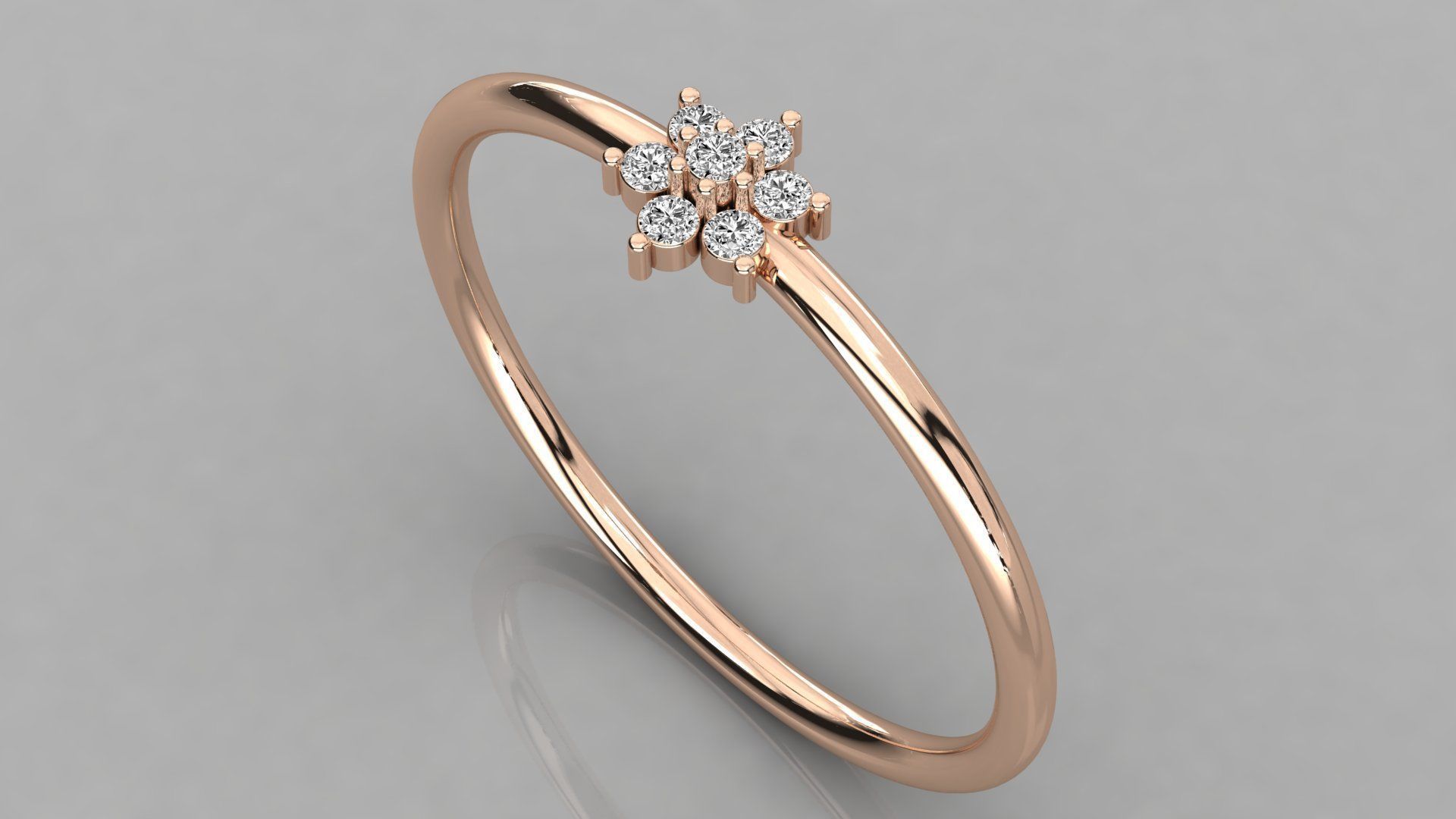 Women ring 3dm stl render detail 3D print model_1