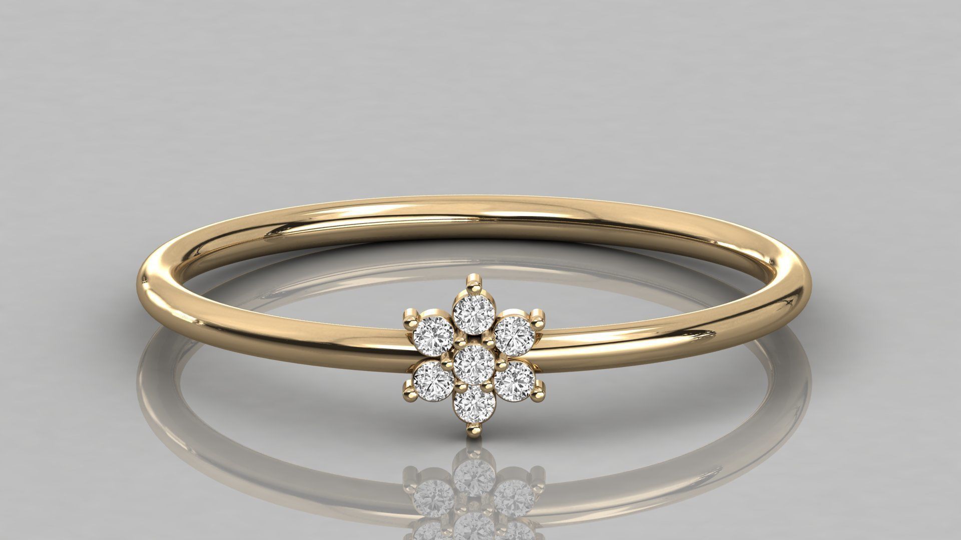 Women ring 3dm stl render detail 3D print model_8