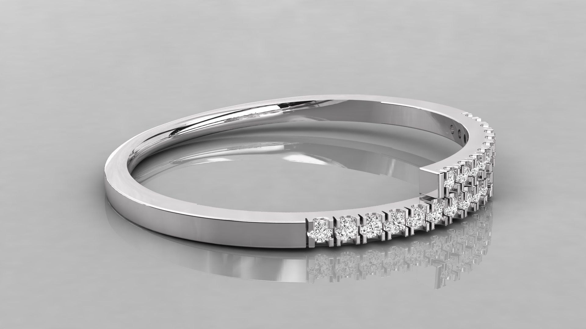 Women ring 3dm stl render detail 3D print model_5