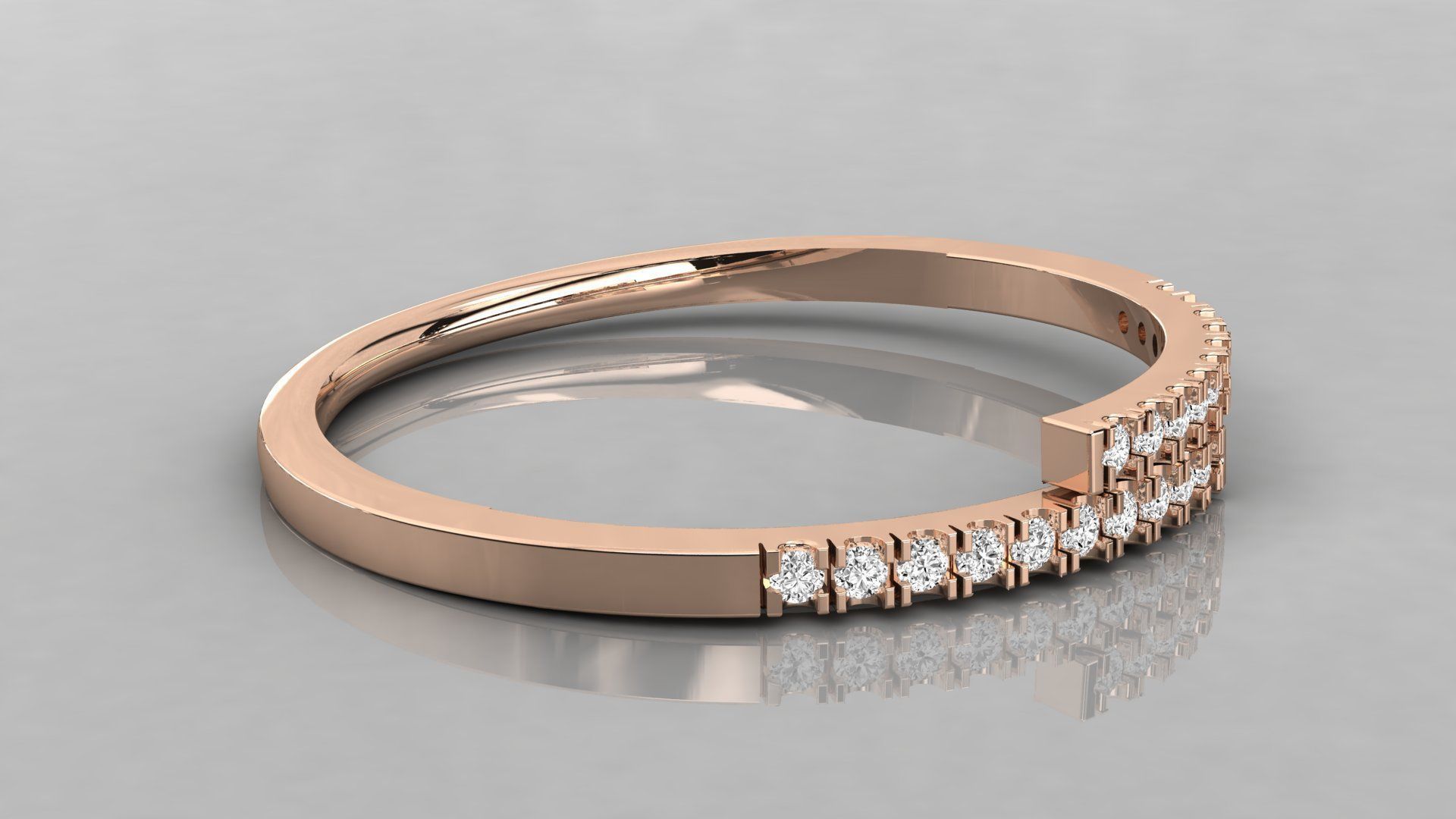 Women ring 3dm stl render detail 3D print model_4