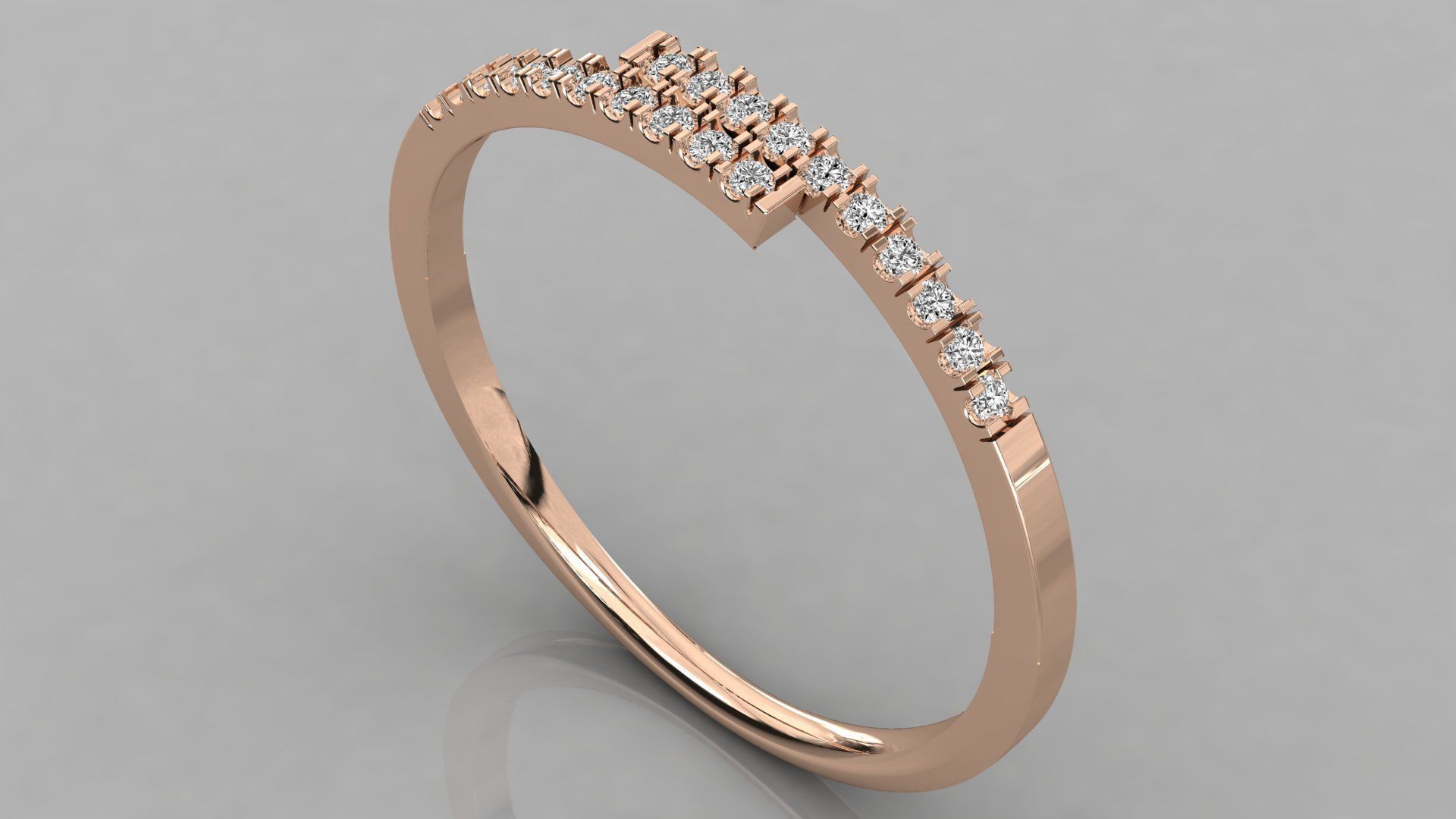 Women ring 3dm stl render detail 3D print model_1