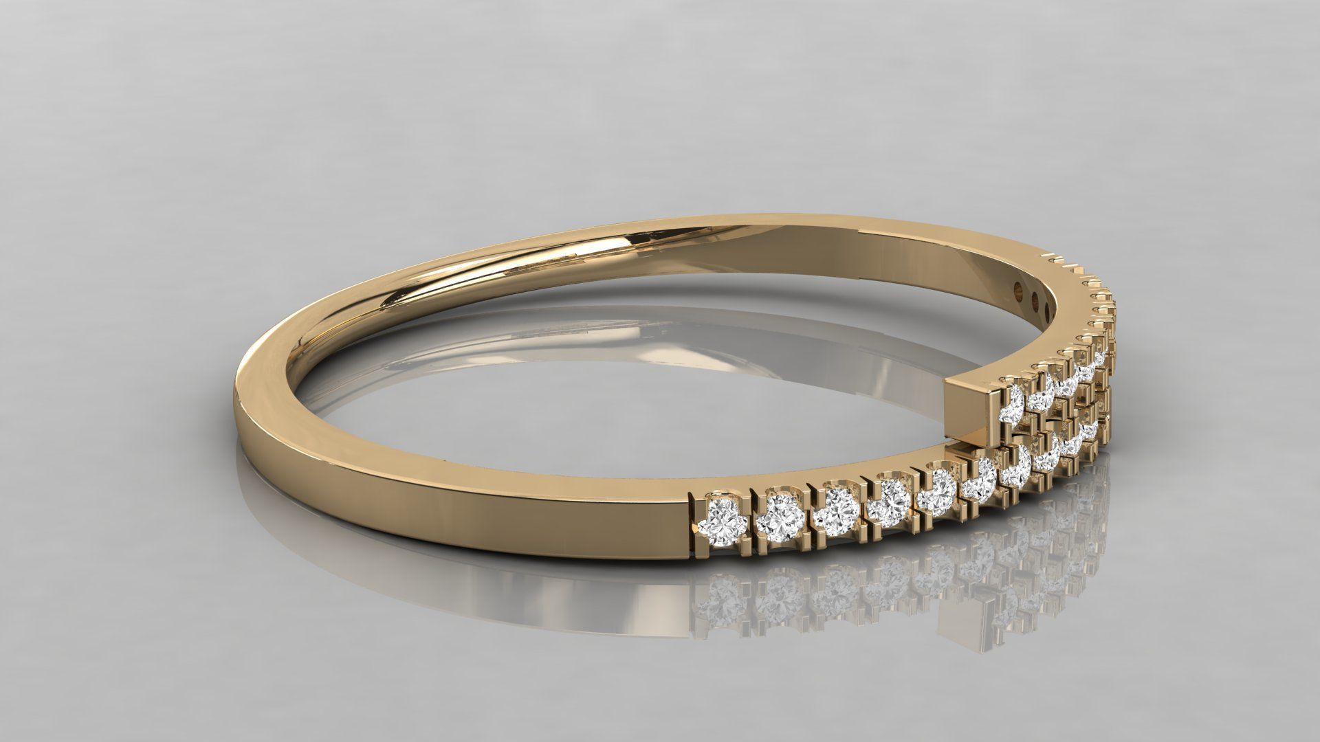 Women ring 3dm stl render detail 3D print model_6