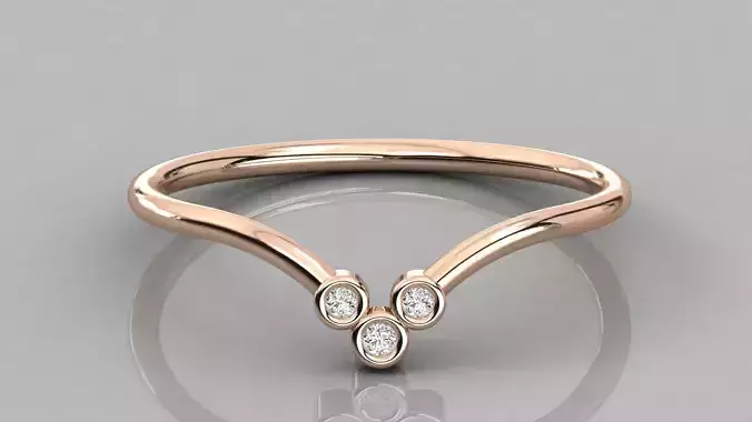 Women ring 3dm stl render detail 3D print model