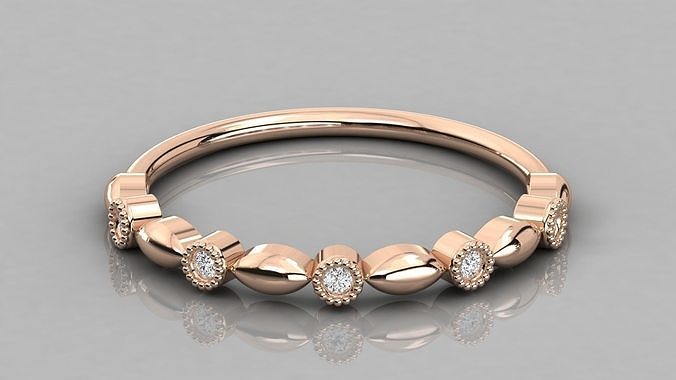 Women ring 3dm stl render detail 3D print model