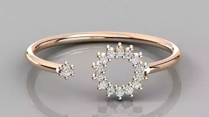 Women ring 3dm stl render detail 3D print model