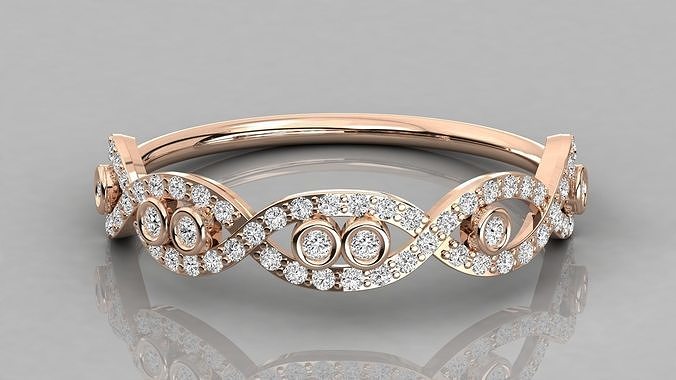 Women ring 3dm stl render detail 3D print model