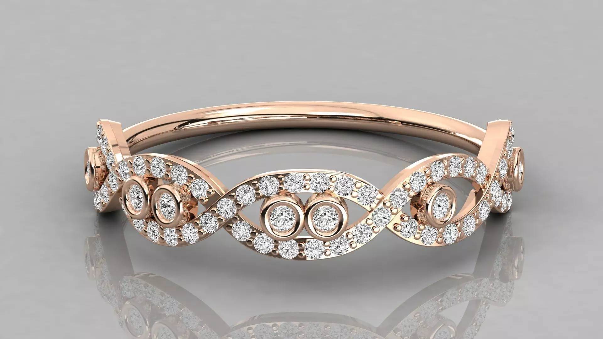 Women ring 3dm stl render detail 3D print model_0
