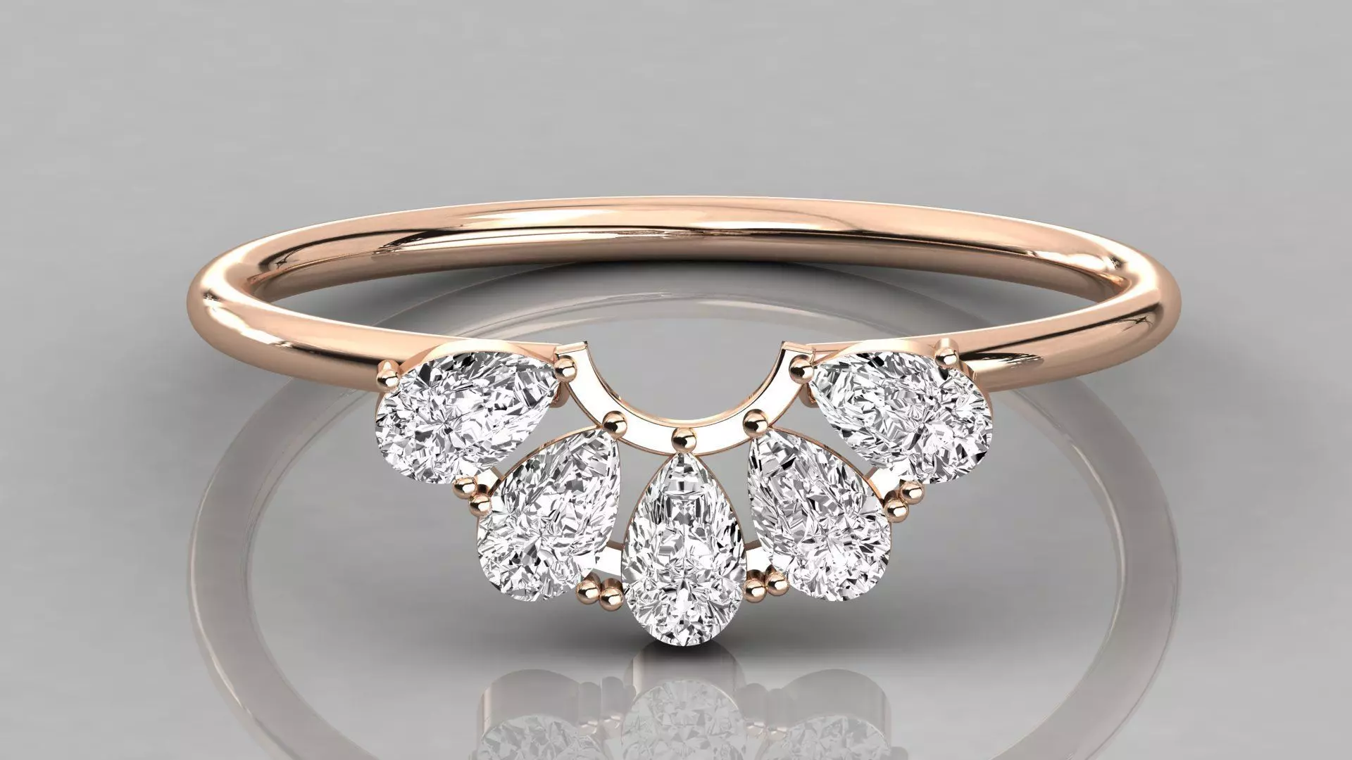 Women ring 3dm stl render detail 3D print model