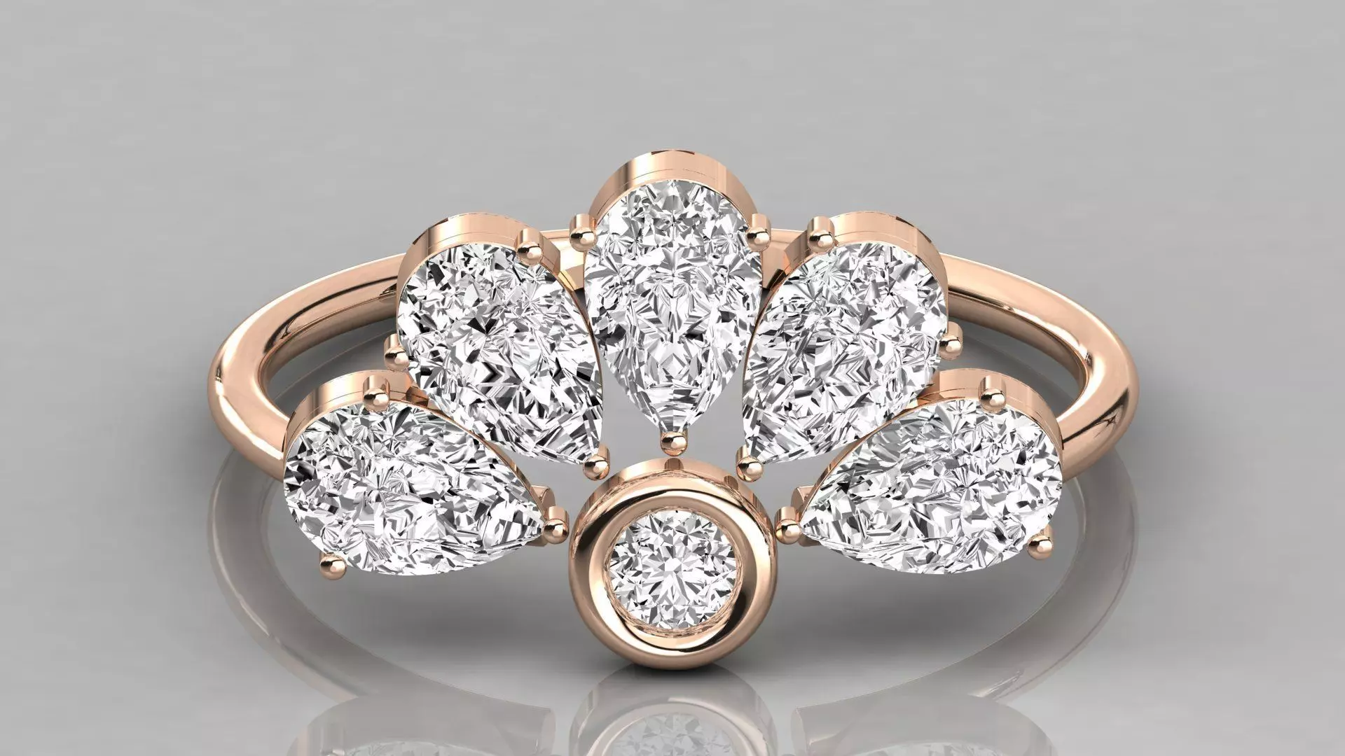 Women ring 3dm stl render detail 3D print model