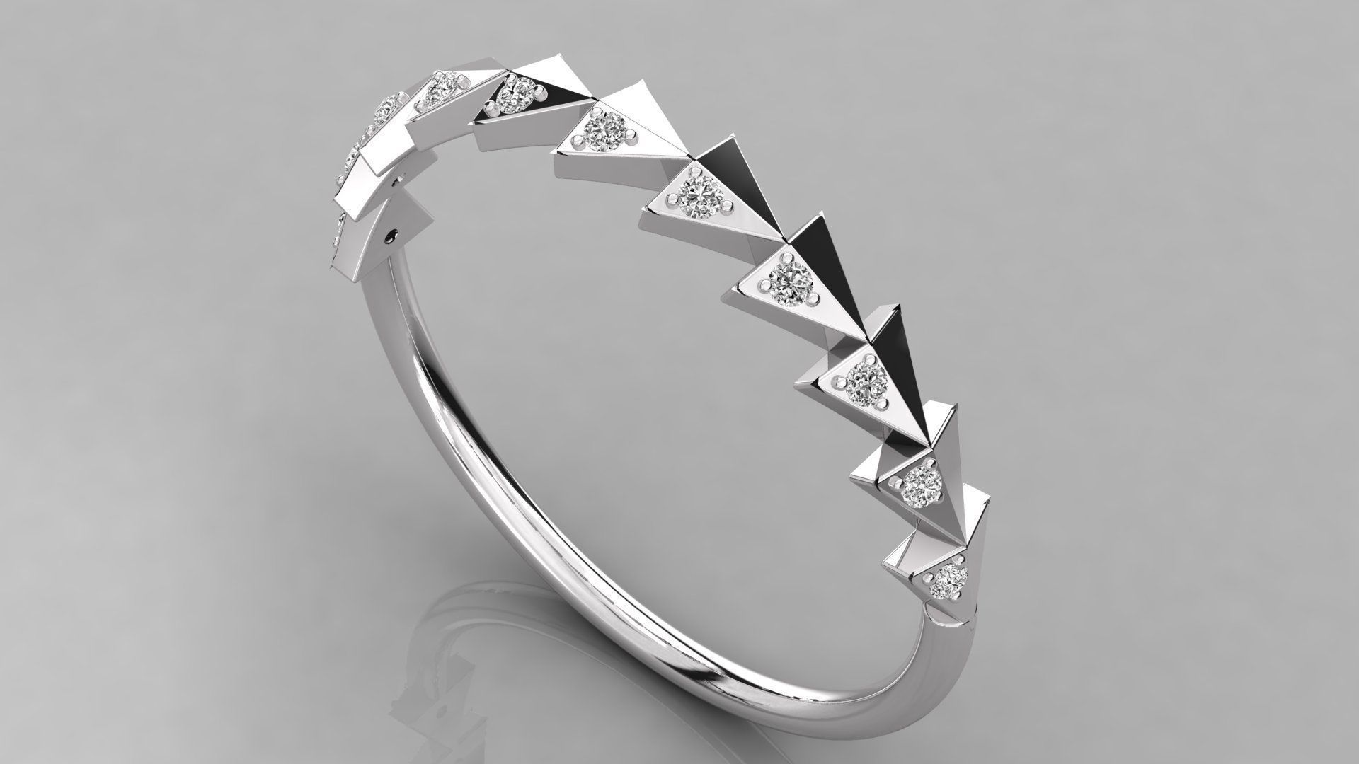 Women ring 3dm stl render detail 3D print model_2