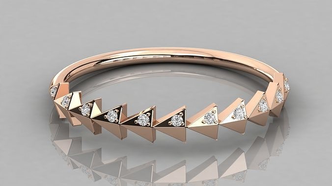 Women ring 3dm stl render detail 3D print model