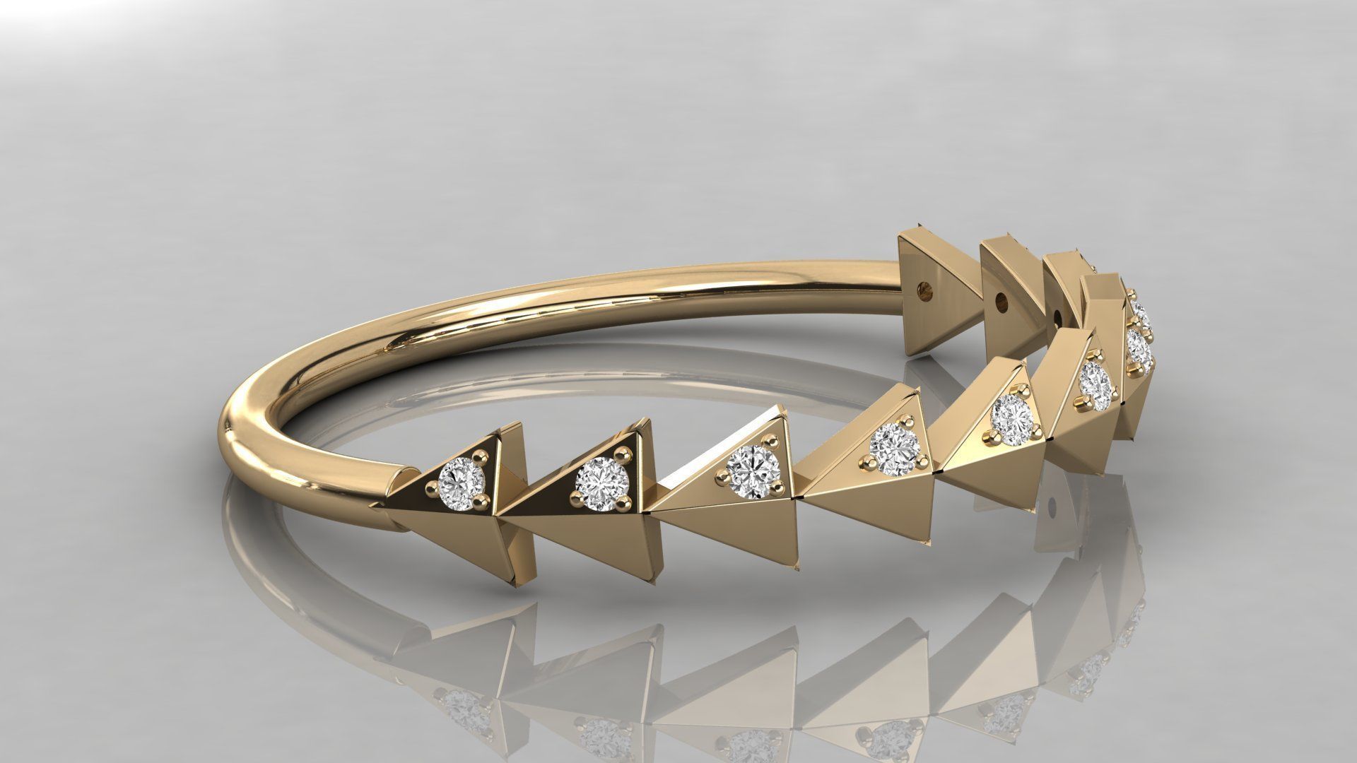 Women ring 3dm stl render detail 3D print model_6