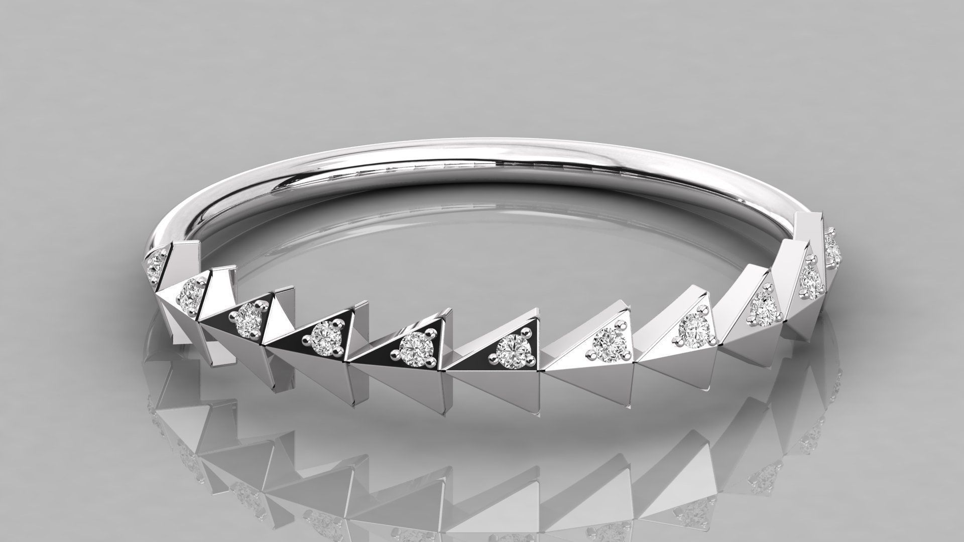 Women ring 3dm stl render detail 3D print model_7