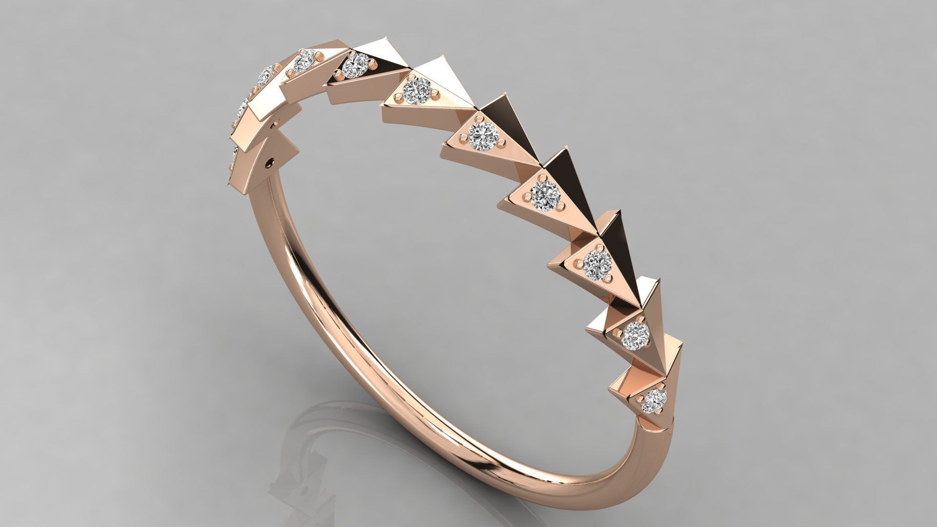 Women ring 3dm stl render detail 3D print model_1
