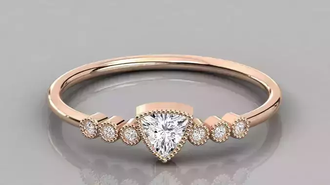 Women ring 3dm stl render detail