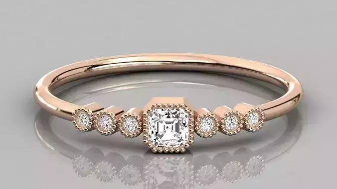 Women ring 3dm stl render detail