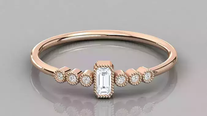 Women ring 3dm stl render detail 3D print model