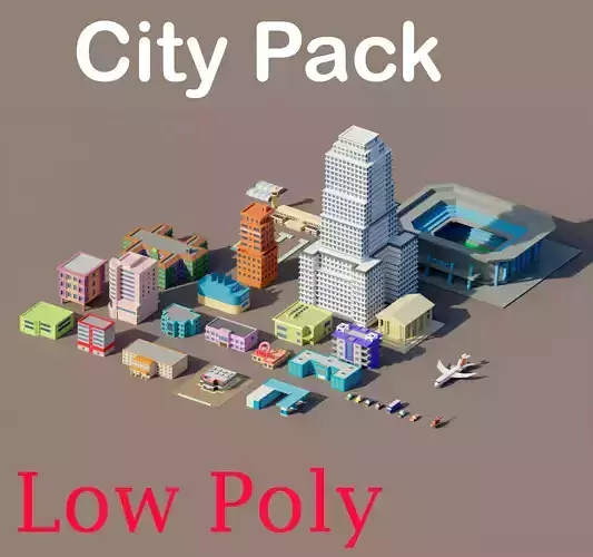 City Pack Low Poly
