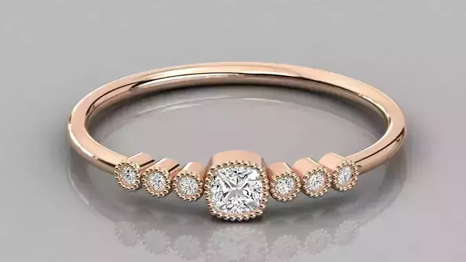 Women ring 3dm stl render detail