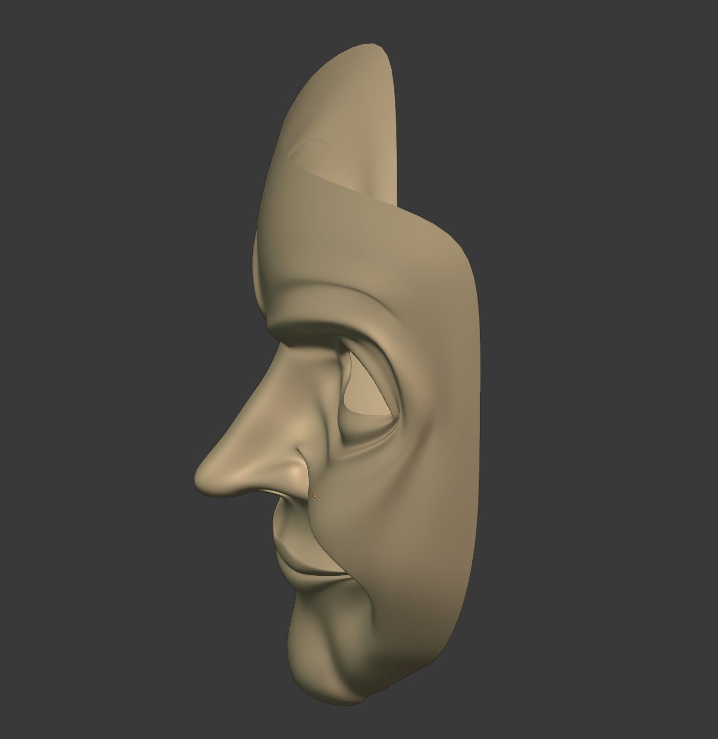 Man Mask - Original Design Low-poly 3D model_15