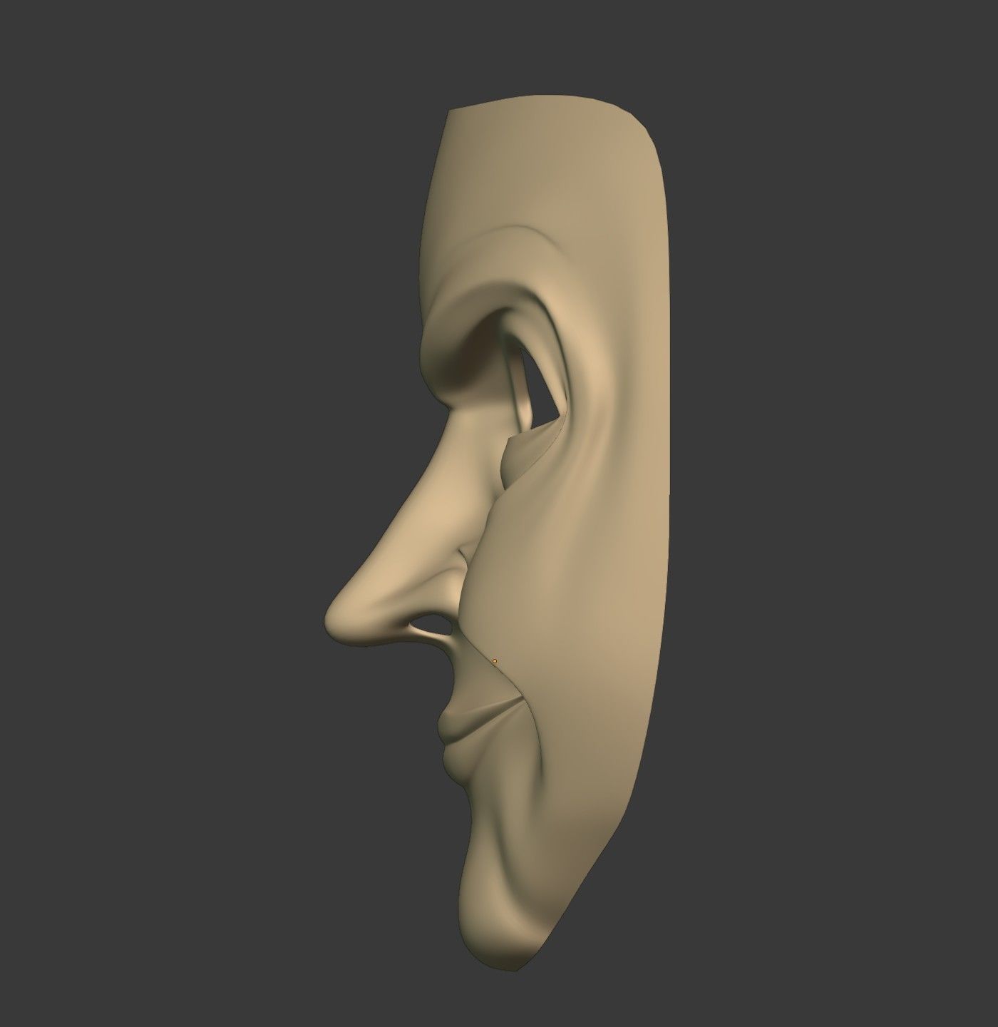 Man Mask - Original Design Low-poly 3D model_9